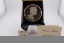 Royal Mint Falkland Islands Silver Coin