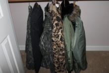 Closet Contents of Hunting / Weather / ROTC