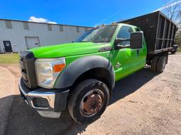 2011 FORD F550 4X4 DUMP TRUCK