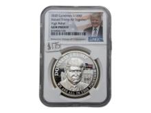 FEATURE - TRUMP Lot of 2 Silver Rounds! 1 is NGC PF70!