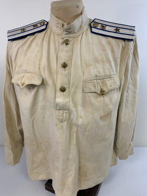 WWII USSR SOVIET ARMY OFFICER SUMMER M43 UNIFORM PULOWER SHIRT