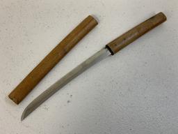 JAPANESE SAMURAI SWORD SHAPE MINIATURE LETTER OPENER