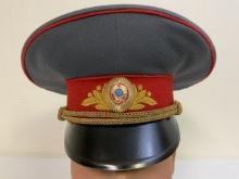 VINTAGE USSR POLICE GENERAL VISOR CAP