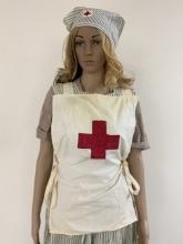 UNITED STATES WWII ERA AMERICAN FEMALE MEDIC NURSE UNIFORM