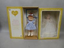 Pair New in Box Vintage Effanbee Patsy 86 & 1526 Bride Blonde Dolls