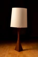Swedish Mid-Century Walnut Lamp 2