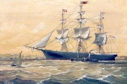 The James Baines Sailing Ship Oil Painting By DeGechy.