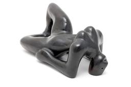 Black Wooden Nude Sculpture