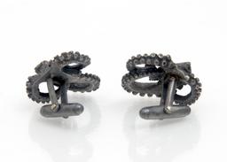Octopus Arms Design Cufflinks