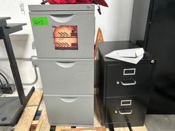 Dayton 24" Oscillating Fan, File Cabinets And Book Case