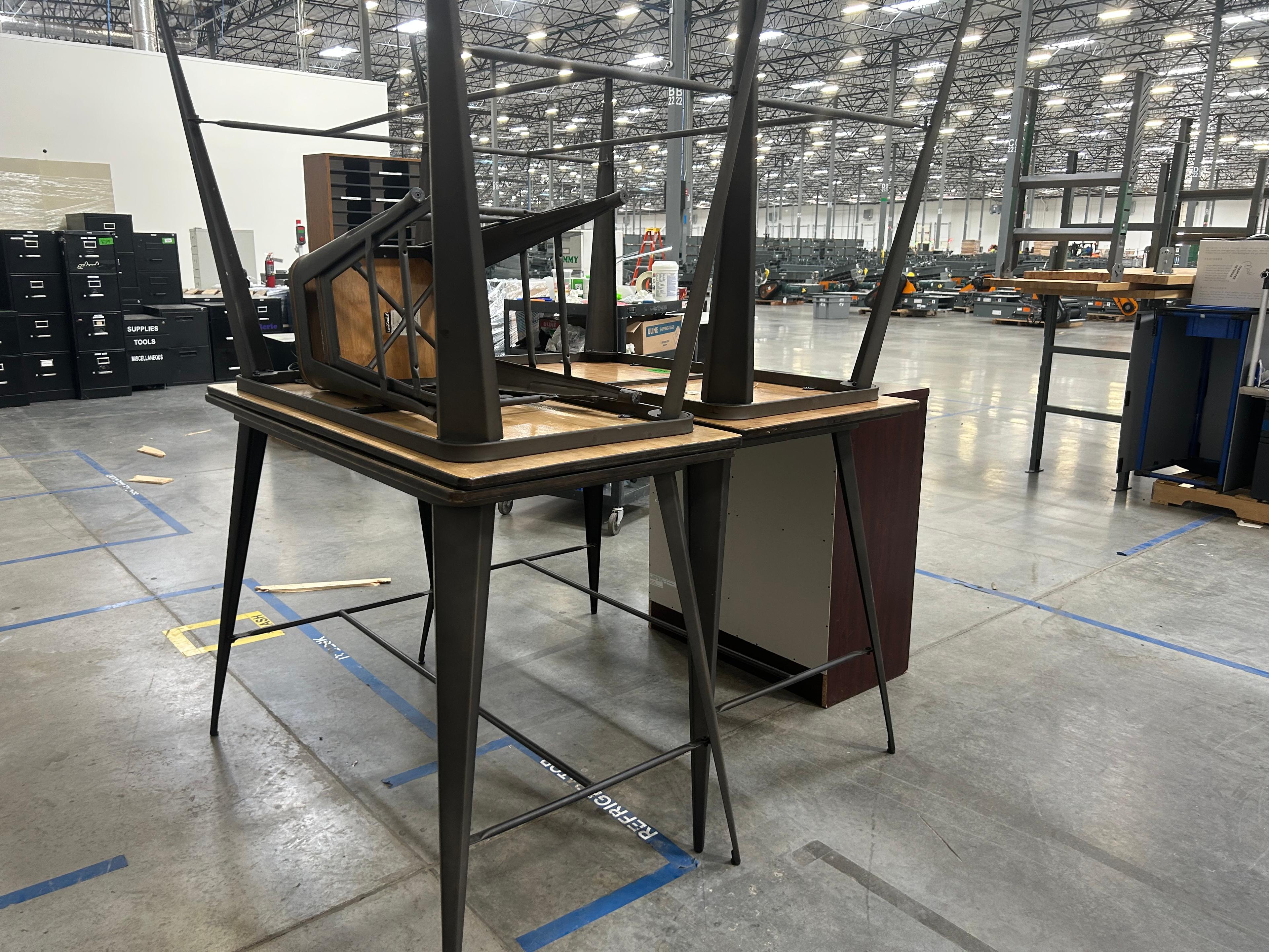 Break Room Tables With Bar Stools