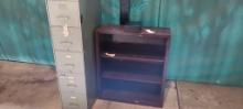 5 drawer steel filing cabinet, steel book shelf