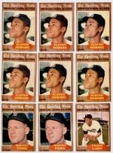 1962 Topps Baseball,The Sporting News, Am. League