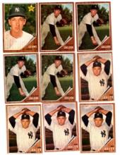 1962 Topps Baseball NY Yankees