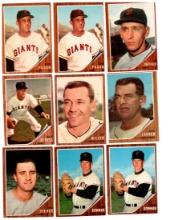 1962 Topps Baseball, S.F. Giants