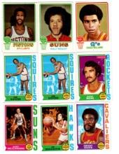 Topps 1973-74-75-91-92-93, Basketball, other years, various Teams.