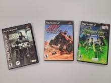 Sony Playstation 2 Video Games:Splinter Cell, ATV Offroad Fury, Syphon Filter