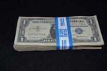 (100) $1 Silver Certificates From 1957, 1957a, 1957b