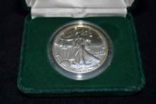1989 American Silver Eagle Uncirculated With Box