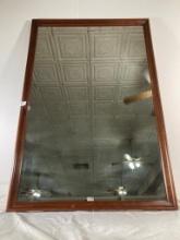 Vintage Mahogany Mirror