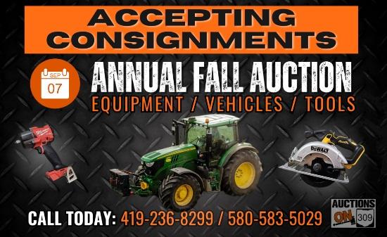 Fall Tool/Equipment Auction Ring 1