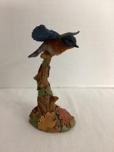Signed Tim Wolfe "Mr. Bluebird" Sculpture