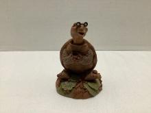 Signed Tim Wolfe "Snappy" Turtle Sculpture