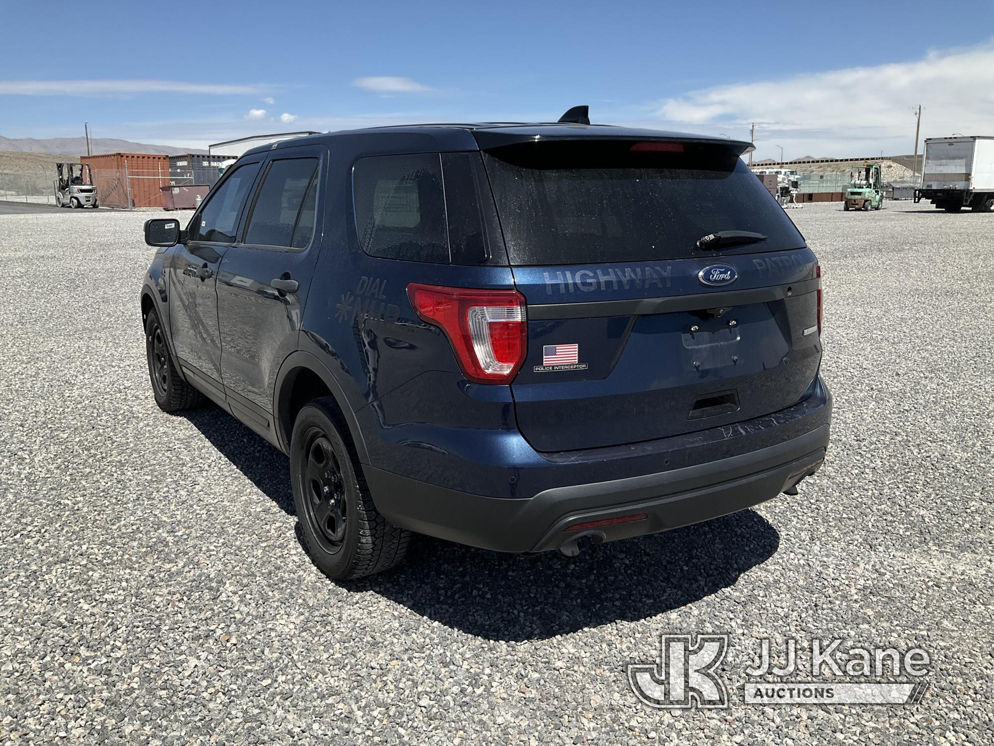 (Las Vegas, NV) 2016 Ford Explorer AWD Police Interceptor No Console Runs & Moves