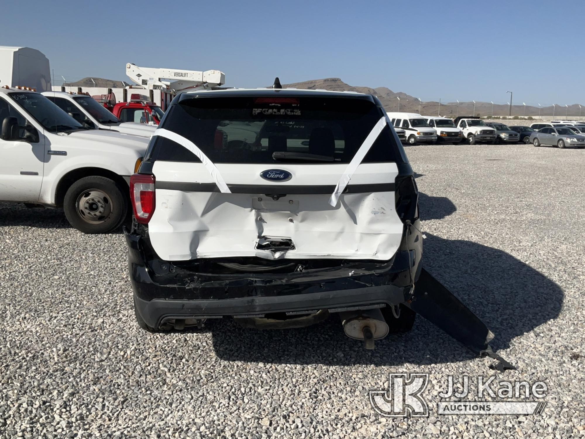 (Las Vegas, NV) 2017 Ford Explorer AWD Police Interceptor Dealers Only, Wrecked, Towed In, No Consol