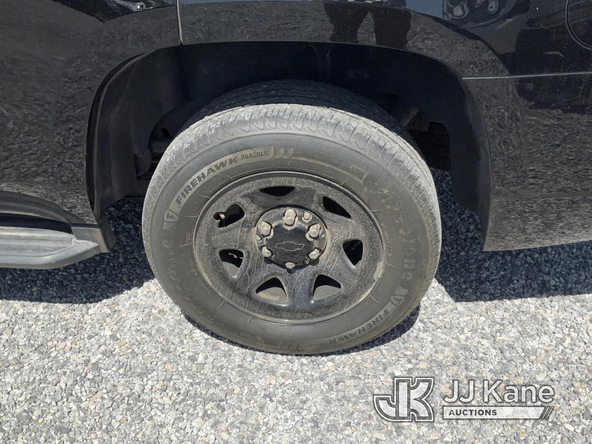 (Las Vegas, NV) 2016 Chevrolet Tahoe Police Package Towed In, No Console, Rear Seats Unbolted, Engin