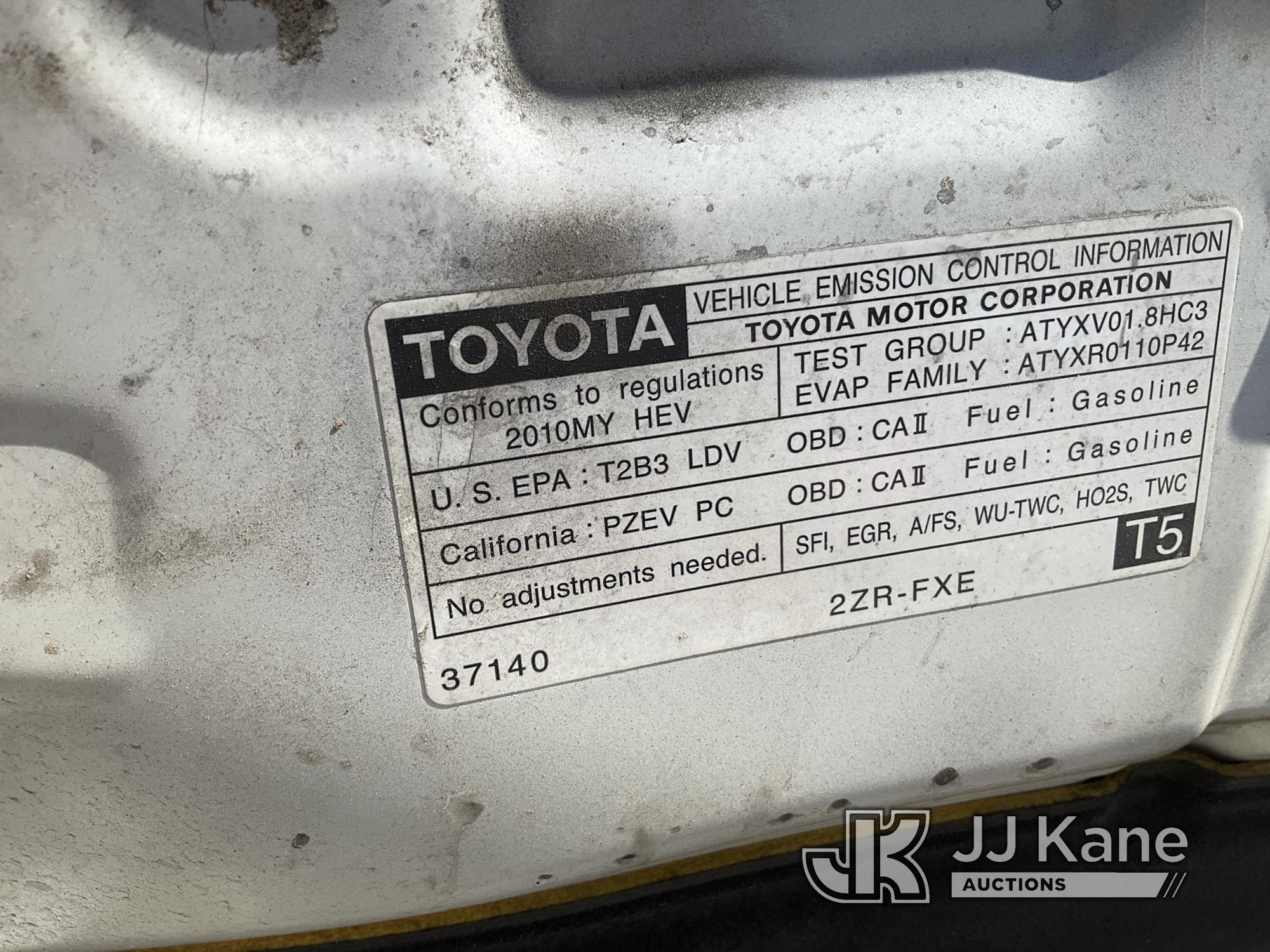 (Las Vegas, NV) 2010 Toyota Prius Hybrid Hybrid Paint Damage, Runs & Moves