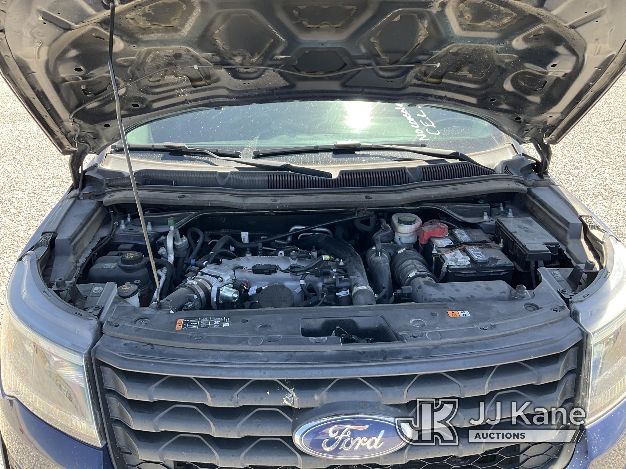 (Las Vegas, NV) 2018 Ford Explorer AWD Police Interceptor No Console Check Engine Light On, Runs & M