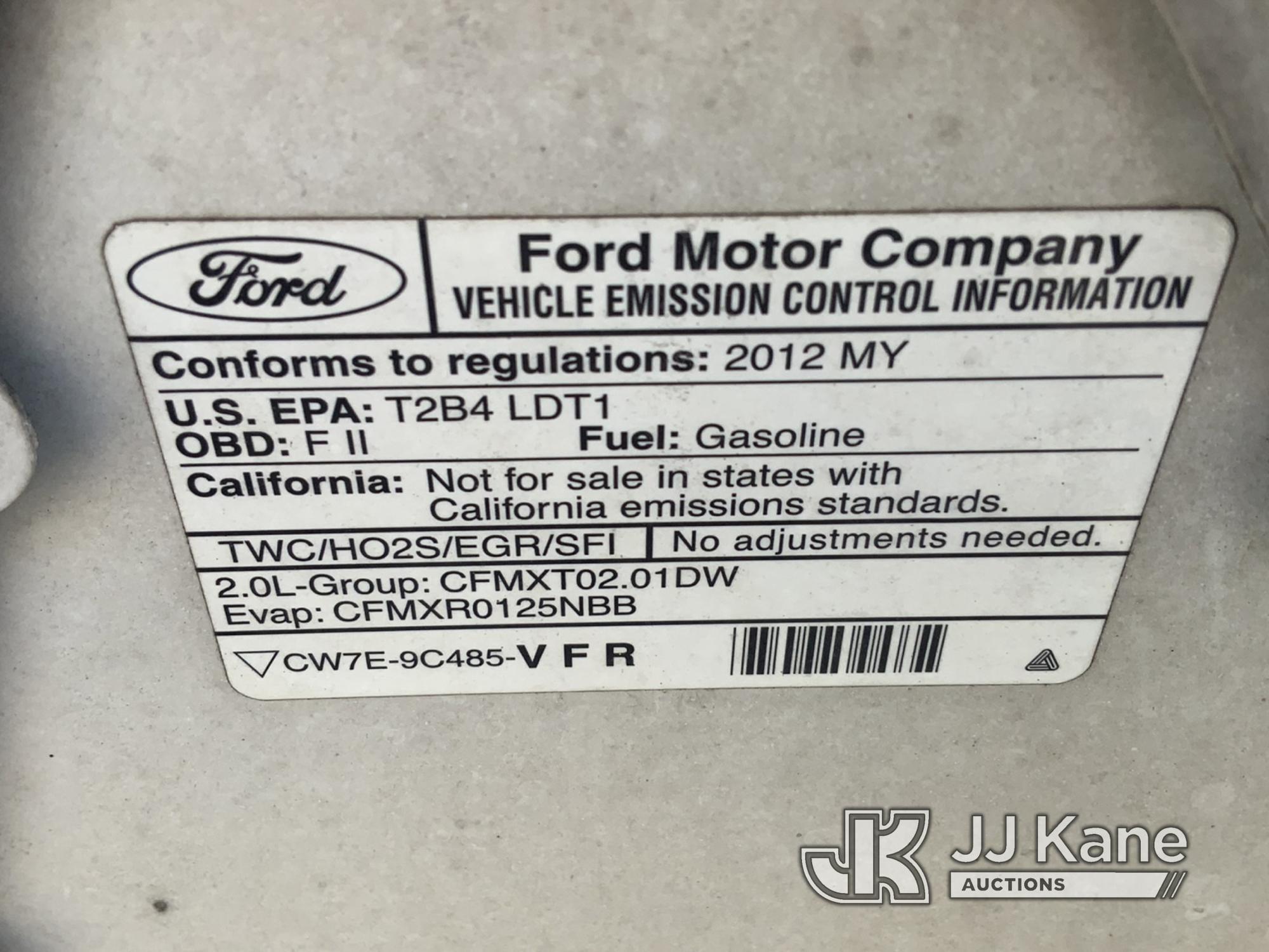 (South Beloit, IL) 2012 Ford Transit Connect Cargo Van Runs & Moves