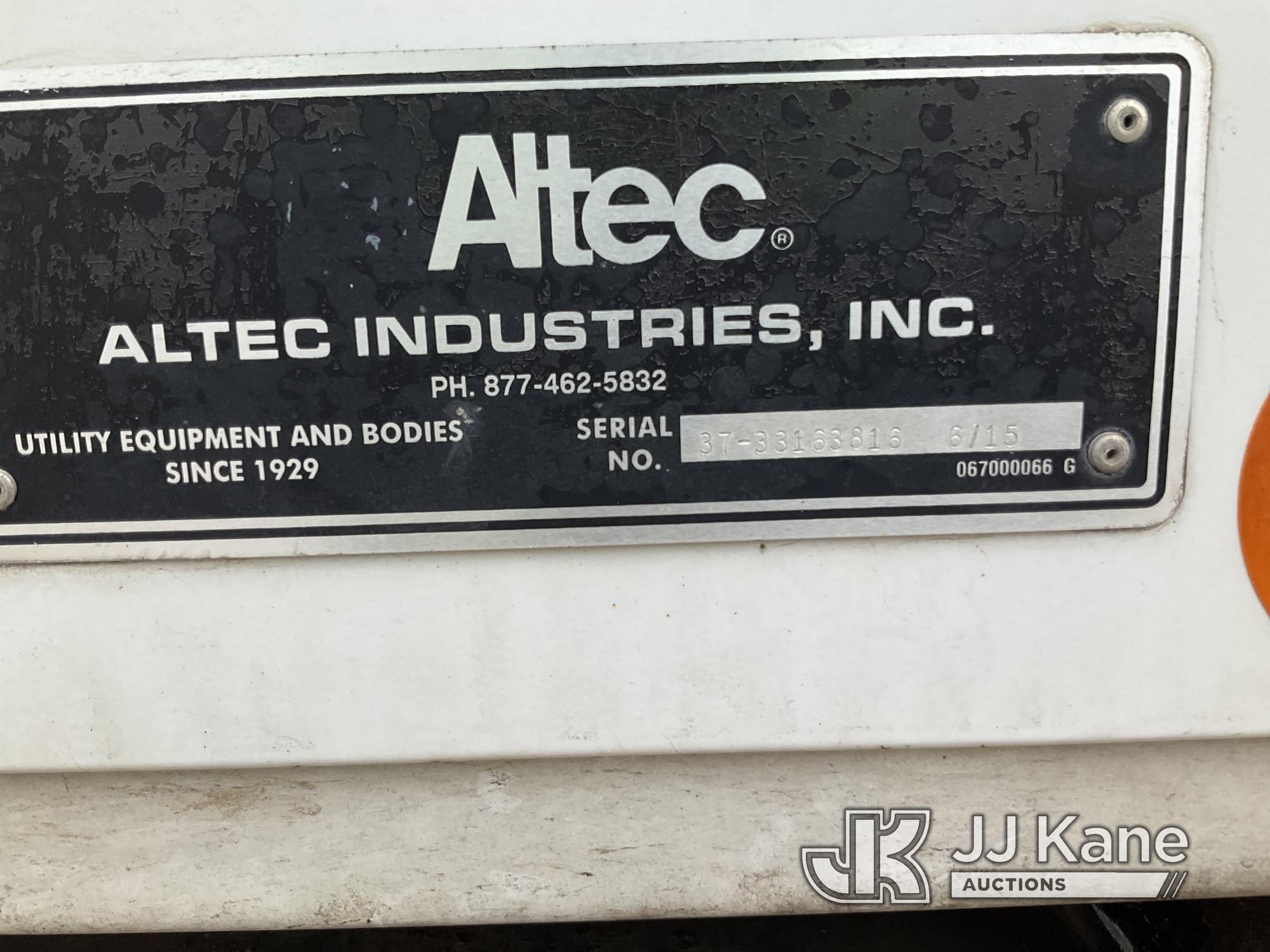 (Waxahachie, TX) Altec AM60E-MH, Over-Center Material Handling Bucket Truck rear mounted on 2016 Fre