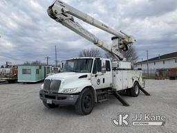 (Springfield, IL) HiRanger HRX-55, Material Handling Bucket Truck rear mounted on 2012 International