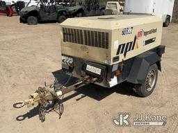 (Shakopee, MN) 2002 Ingersoll Rand P90 Portable Air Compressor, Trailer mounted No Title) (Blowing O