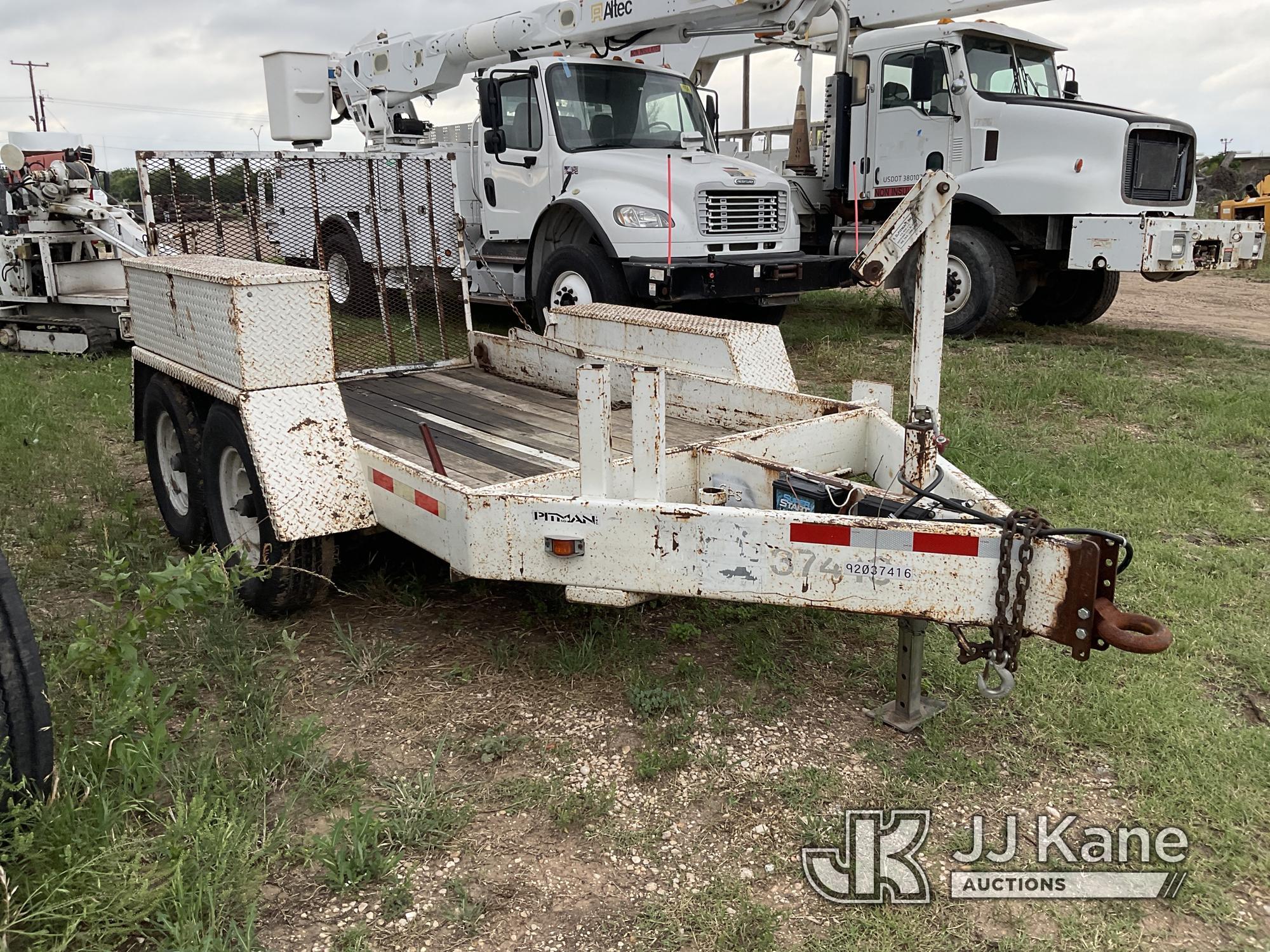 (San Antonio, TX) 2003 Pitman Panther Backyard Digger Derrick, To be sold together with Tandem Axle