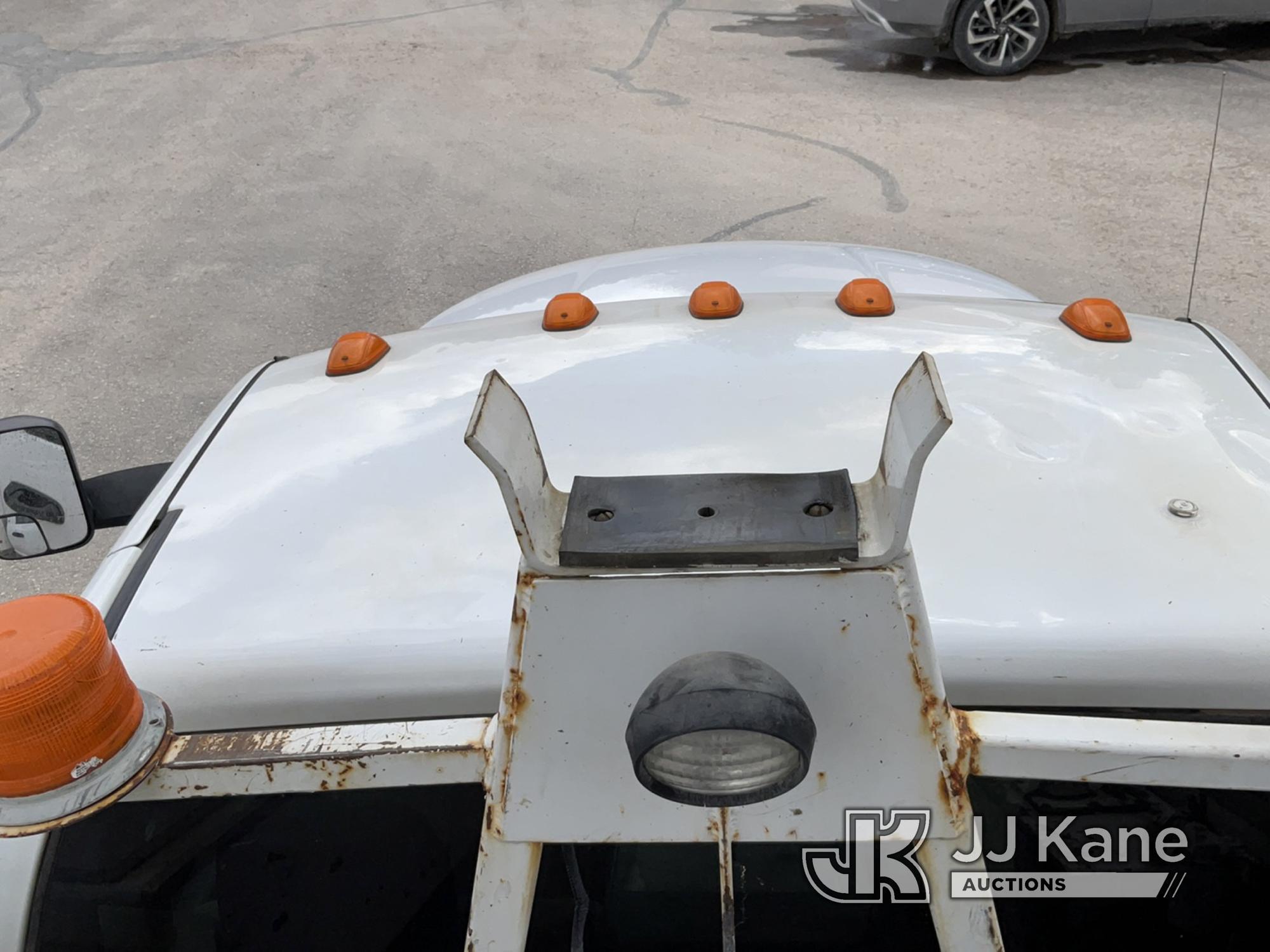 (Custer, SD) HiRanger HR37-MH, Material Handling Bucket Truck center mounted on 2008 Dodge Ram 5500