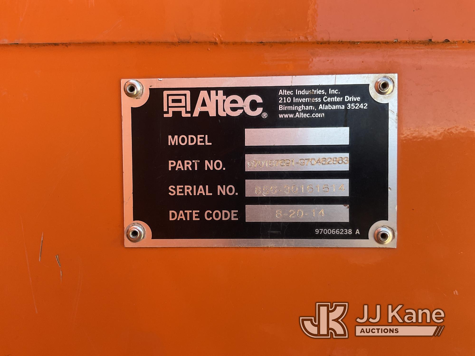 (Waxahachie, TX) Altec LR760E70, Over-Center Elevator Bucket mounted behind cab on 2013 Ford F750 Ch