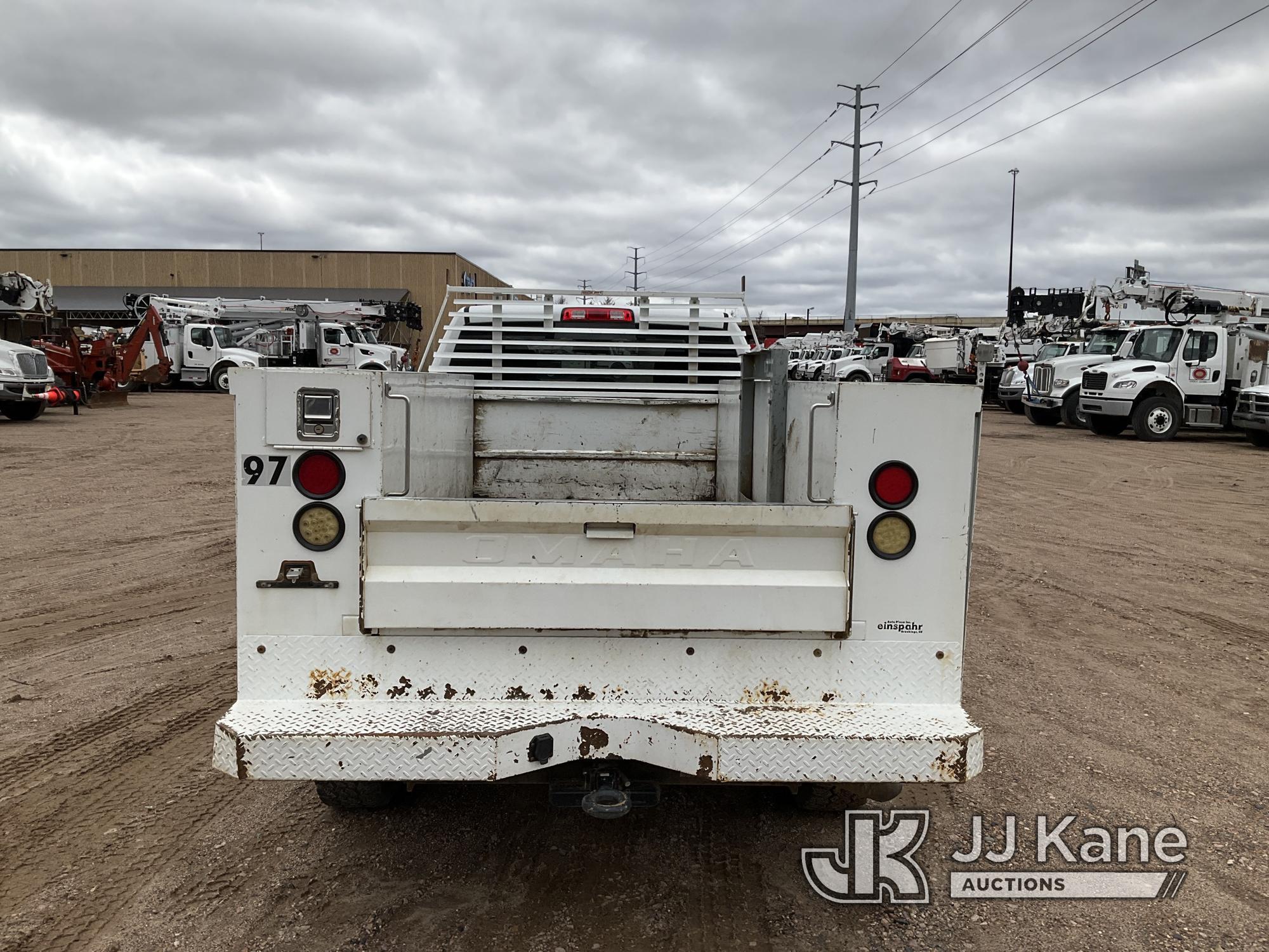 (Shakopee, MN) 2012 RAM 2500 4x4 Crew-Cab Service Truck Runs & Moves) (TPMS Light on, Left/Right Rea
