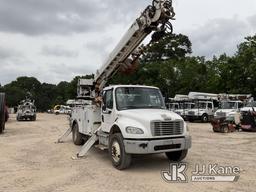(Cypress, TX) Altec DC47-TR, Digger Derrick rear mounted on 2018 Freightliner M2 106 Utility Truck R