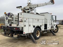 (South Beloit, IL) HiRanger TCX-55, Bucket Truck mounted behind cab on 2011 International Durastar 4