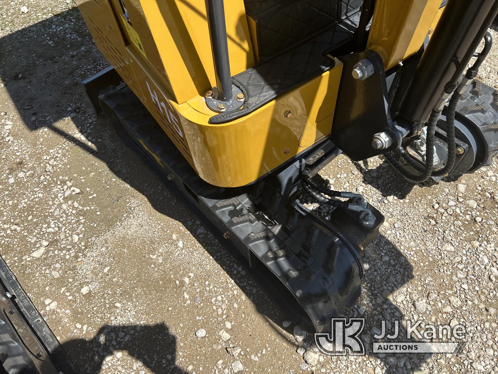 (Waxahachie, TX) 2023 AGT H15 Mini Hydraulic Excavator New, No Fuel