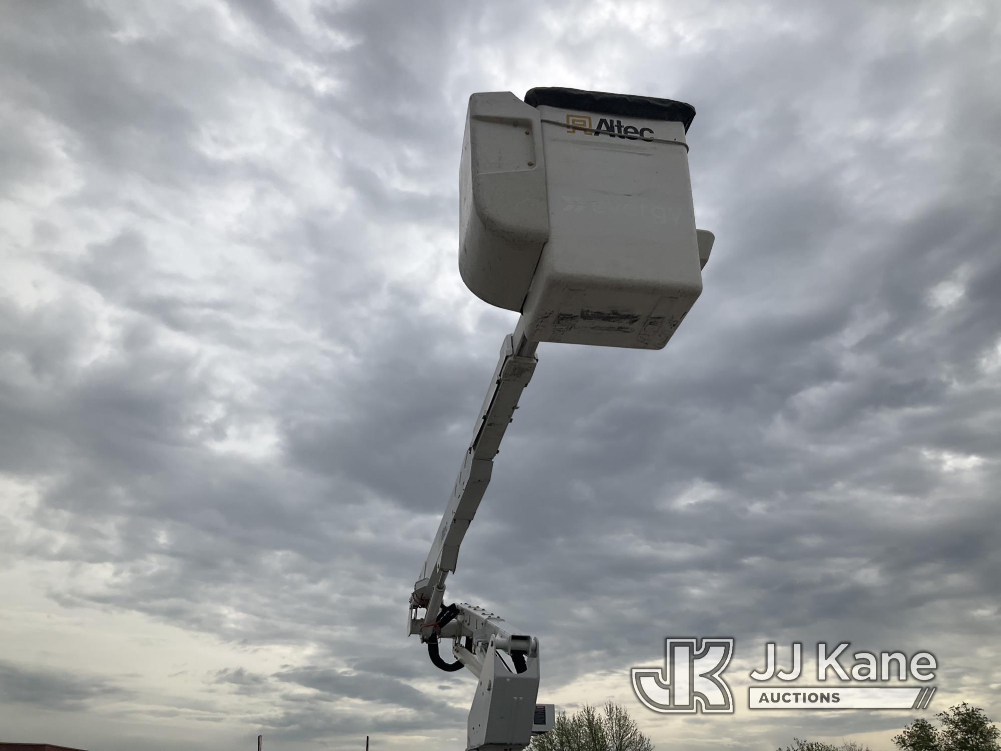 (Kansas City, MO) Altec AT37G, Articulating & Telescopic Bucket Truck mounted behind cab on 2013 For