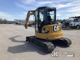 (Kansas City, MO) 2019 Caterpillar 305E2 Mini Hydraulic Excavator Runs, Moves, & Operates) (Has Dama