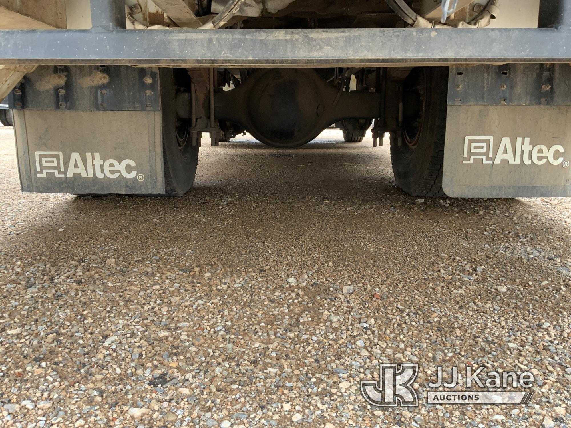 (Oklahoma City, OK) Altec AM55, Over-Center Material Handling Bucket Truck rear mounted on 2016 Frei