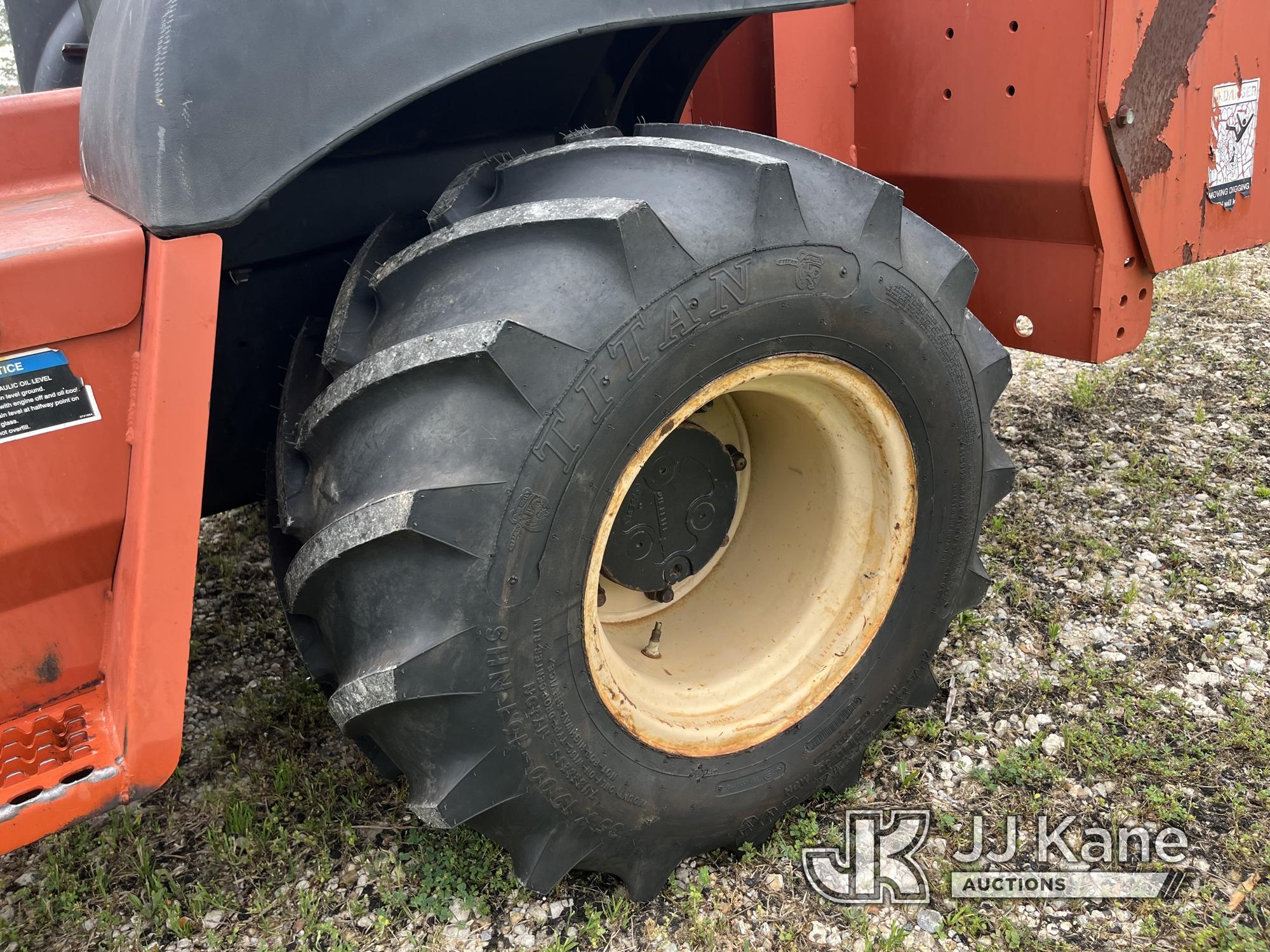 (Lake Charles, LA) 2006 Ditch Witch RT55 Rubber Tired Vibratory Cable Plow/Trencher Starts, Moves, O