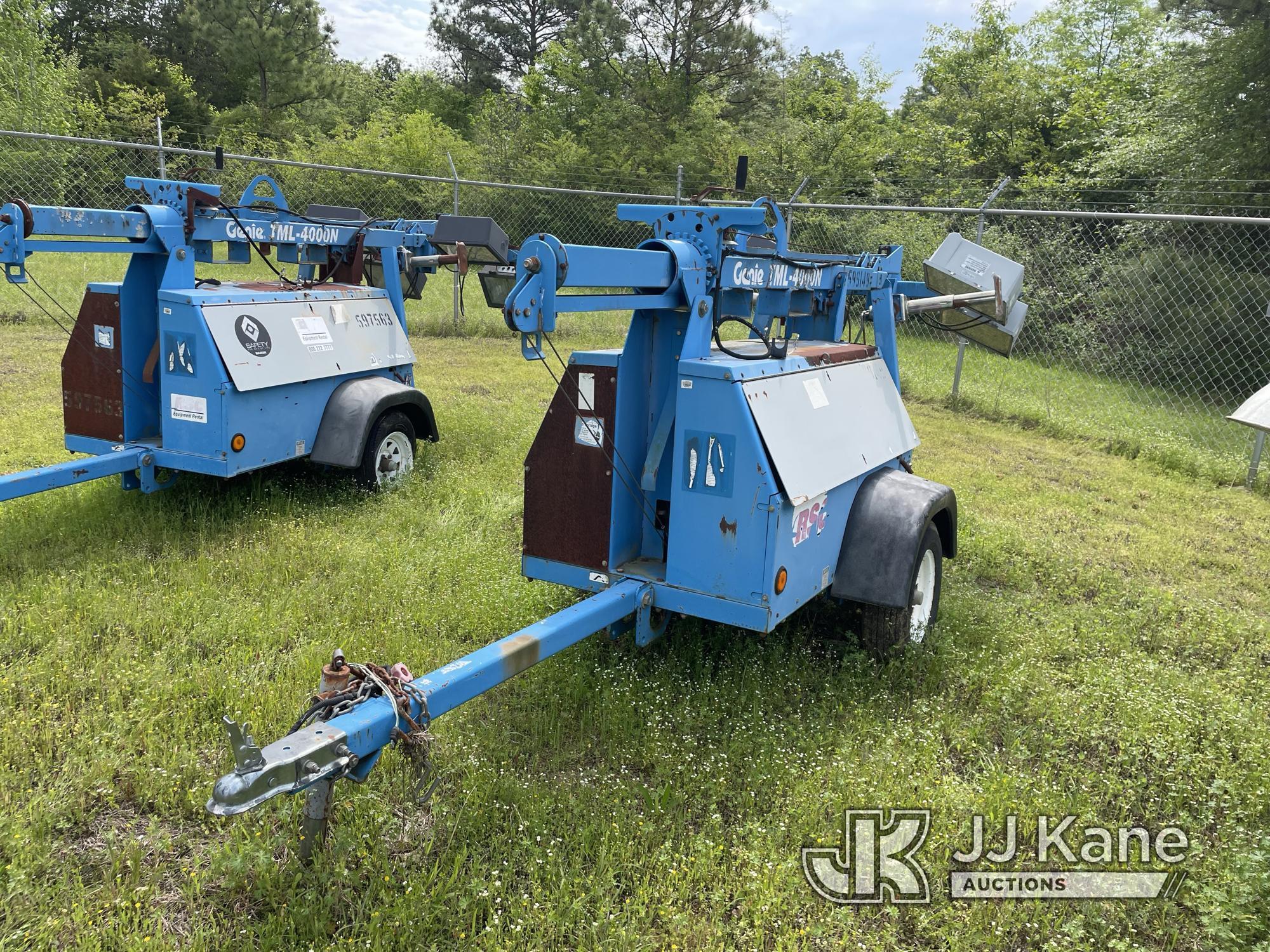 (Guntersville, AL) 2006 Genie Portable Light Tower, (Municipality Owned) Bad Tires, Bad Batteries, C