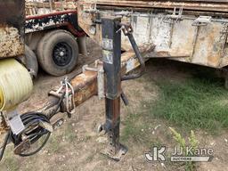 (Cypress, TX) 1983 LOAD T/A Pole/Material Trailer Stands & Rolls) (Serial Plate Missing