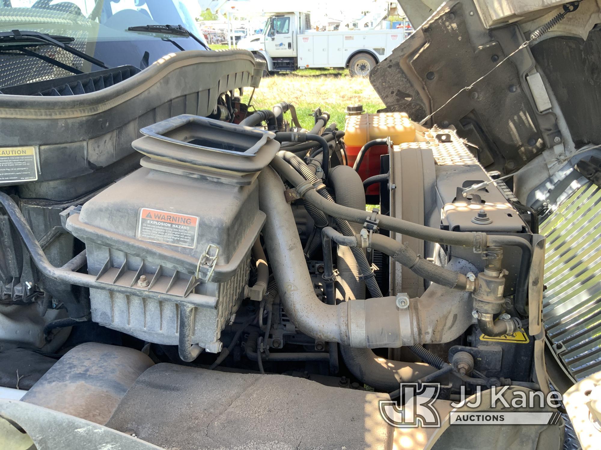 (Yukon, OK) HiRanger 5TC-55, Material Handling Bucket Truck rear mounted on 2014 International 4300